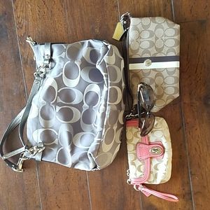 Coach purses... wallets and sunglasses